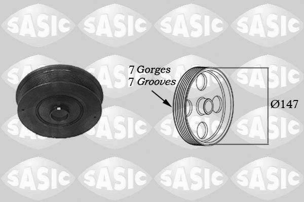 Belt Pulley, crankshaft SASIC 2154005