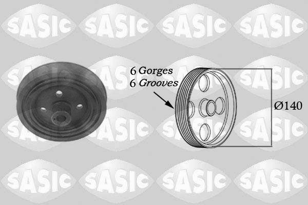 Belt Pulley, crankshaft SASIC 2156005