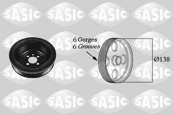 Belt Pulley, crankshaft SASIC 2156021