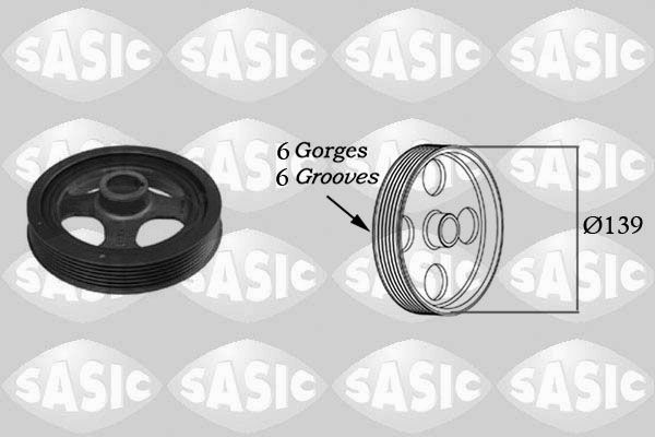 Belt Pulley, crankshaft SASIC 2156028