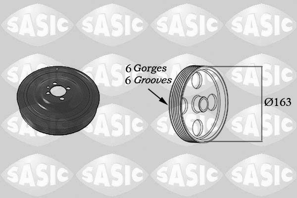 Belt Pulley, crankshaft SASIC 2156029