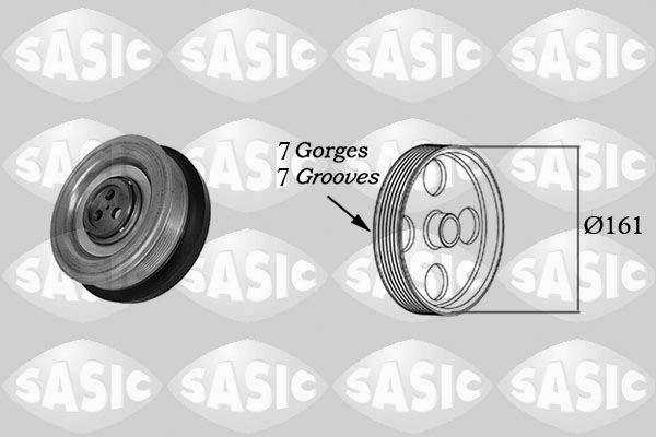 Belt Pulley, crankshaft SASIC 2156057