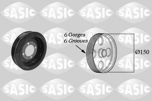 Belt Pulley, crankshaft SASIC 2156062