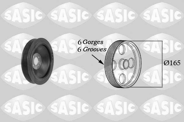 Belt Pulley, crankshaft SASIC 2156079