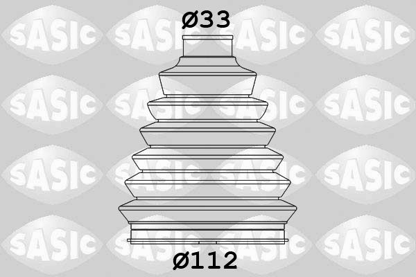 Комплект пилозахисний, приводний вал SASIC 2933073