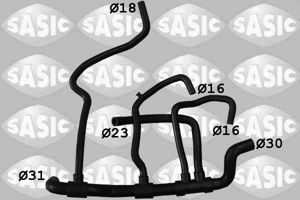 Radiator Hose SASIC 3404140