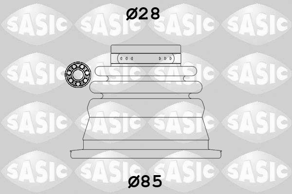 Bellow Kit, drive shaft SASIC 4003451