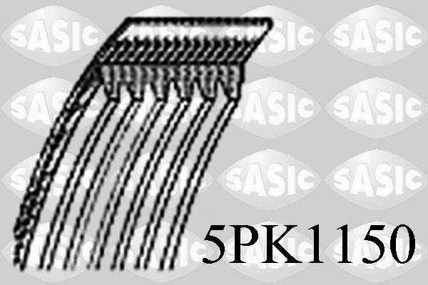 Поліклиновий ремінь SASIC 5PK1150