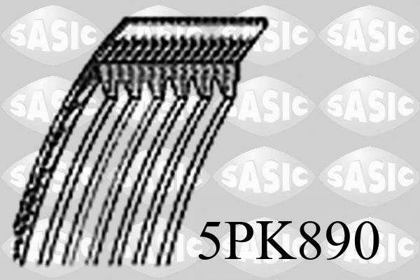 Поліклиновий ремінь SASIC 5PK890
