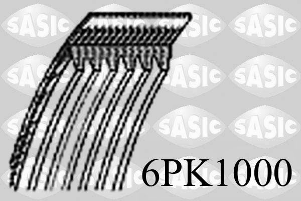 Поліклиновий ремінь SASIC 6PK1000