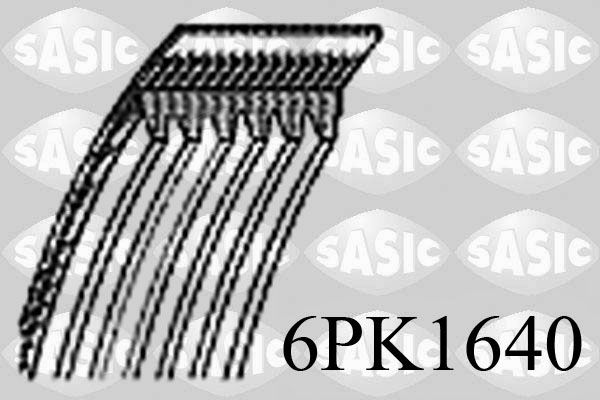 Поліклиновий ремінь SASIC 6PK1640
