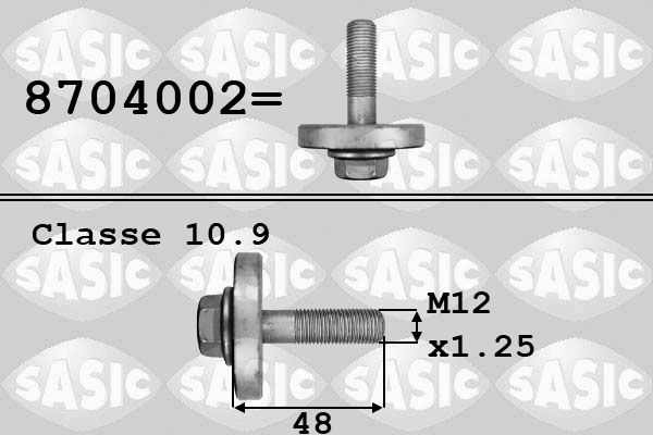 Гвинт шківа SASIC 8704002