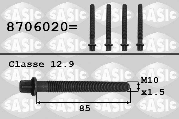 Skriemulio varžtas SASIC 8706020