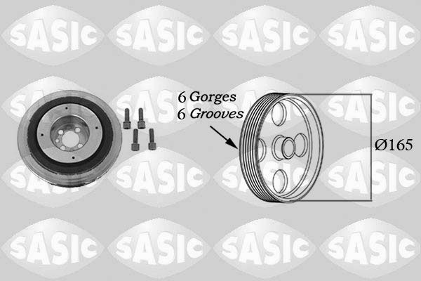 Belt Pulley, crankshaft SASIC 9001813