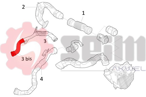 Charge Air Hose SEIM 981748