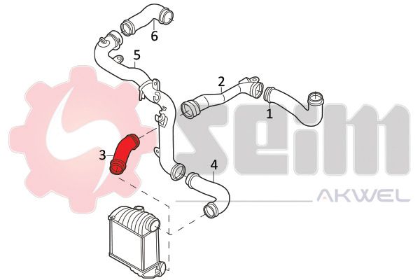 Charge Air Hose SEIM 981947