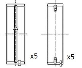 Pagrindiniai guoliai, alkūninis velenas FAI AutoParts BM1002-025