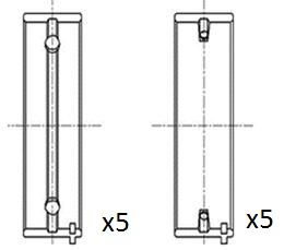 Pagrindiniai guoliai, alkūninis velenas FAI AutoParts BM1003-STD