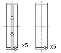 Pagrindiniai guoliai, alkūninis velenas FAI AutoParts BM1011-025