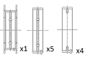 Pagrindiniai guoliai, alkūninis velenas FAI AutoParts BM1021-STD