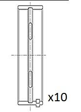 Pagrindiniai guoliai, alkūninis velenas FAI AutoParts BM1025-STD