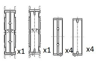 Pagrindiniai guoliai, alkūninis velenas FAI AutoParts BM1033-025