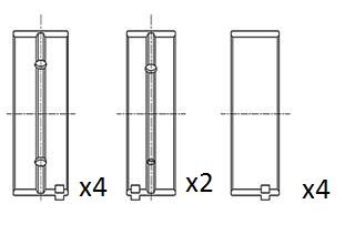 Підшипник колінчатого вала FAI AutoParts BM1043-STD