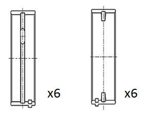 Pagrindiniai guoliai, alkūninis velenas FAI AutoParts BM1062-050