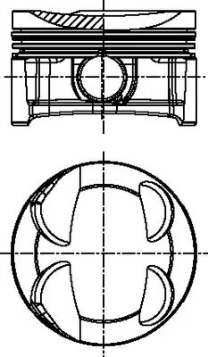 Поршень FAI AutoParts PK67-000