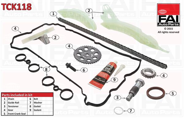 Timing Chain Kit FAI AutoParts TCK118