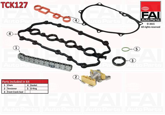 Paskirstymo grandinės komplektas FAI AutoParts TCK127