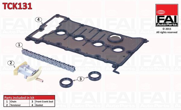 Комплект ланцюгів привода FAI AutoParts TCK131