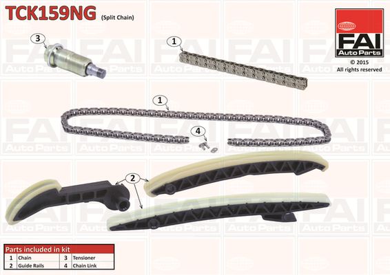 Timing Chain Kit FAI AutoParts TCK159NG