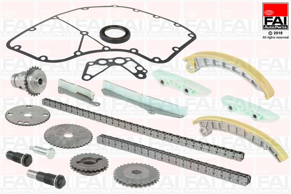 Комплект ланцюгів привода FAI AutoParts TCK194C