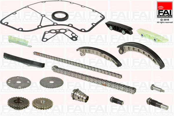 Комплект ланцюгів привода FAI AutoParts TCK194LC