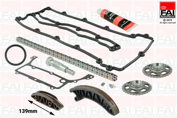 Комплект ланцюгів привода FAI AutoParts TCK227