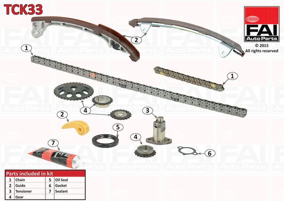 Timing Chain Kit FAI AutoParts TCK33