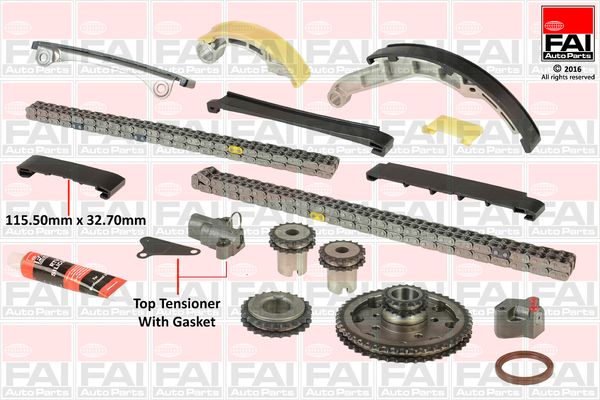 Paskirstymo grandinės komplektas FAI AutoParts TCK42-06