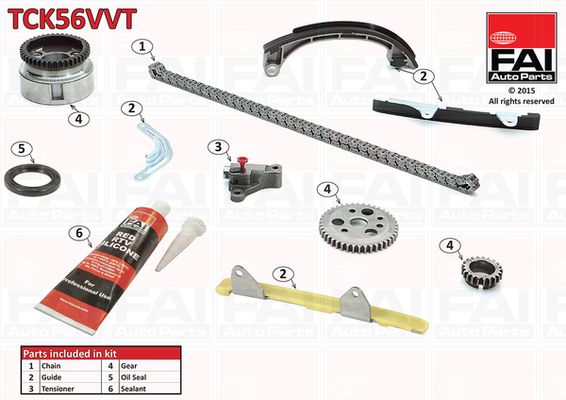 Timing Chain Kit FAI AutoParts TCK56VVT