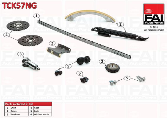 Timing Chain Kit FAI AutoParts TCK57NG