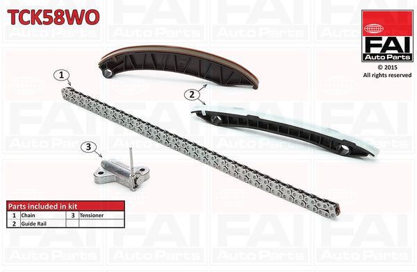 Timing Chain Kit FAI AutoParts TCK58WO