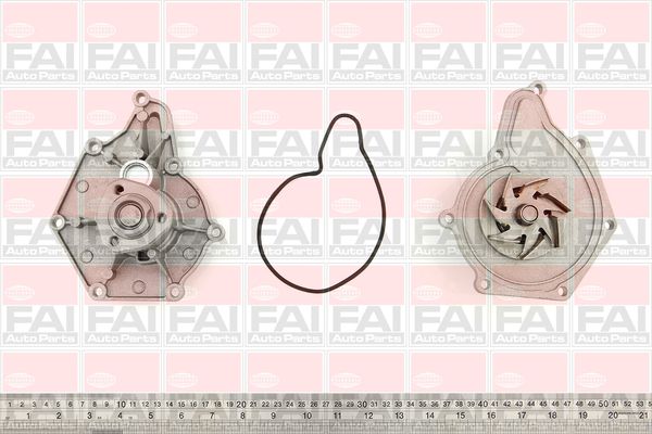 Насос охолоджувальної рідини, охолодження двигуна FAI AutoParts WP6451