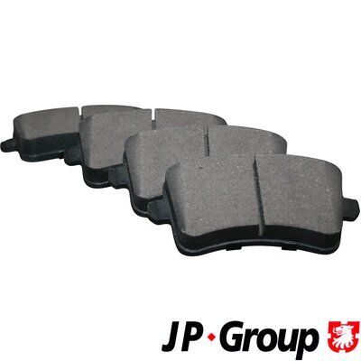 Комплект гальмівних накладок, дискове гальмо JP GROUP 1163706810
