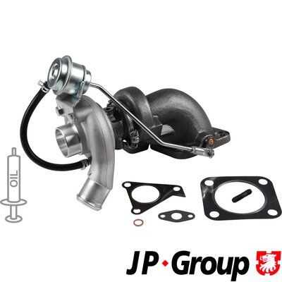 Kompresorius, įkrovimo sistema JP GROUP 1517403100