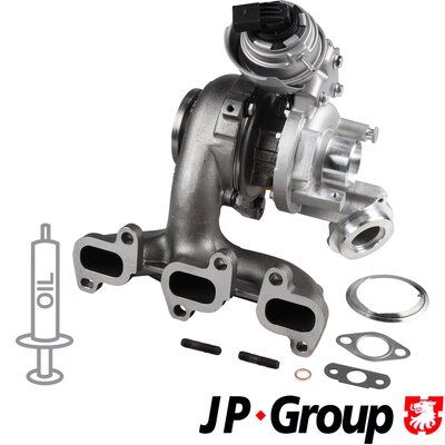 Charger, charging (supercharged/turbocharged) JP GROUP 1117407900