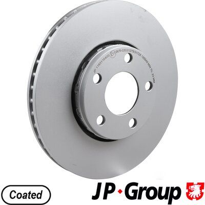 Stabdžių diskas JP GROUP 1163110400