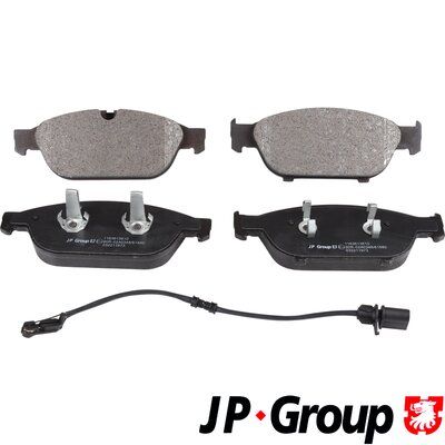 Brake Pad Set, disc brake JP GROUP 1163613610