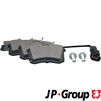 Brake Pad Set, disc brake JP GROUP 1163705910