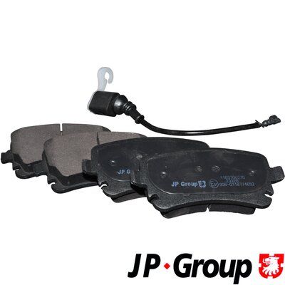 Brake Pad Set, disc brake JP GROUP 1163706210