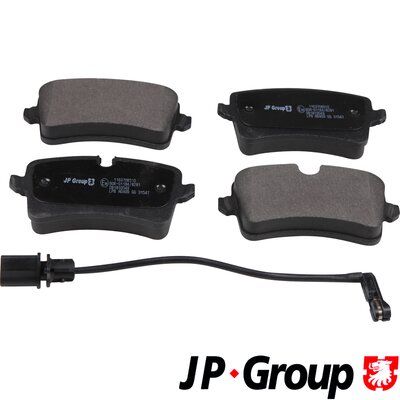 Brake Pad Set, disc brake JP GROUP 1163708510